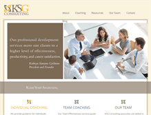 Tablet Screenshot of ksgconsultingllc.com
